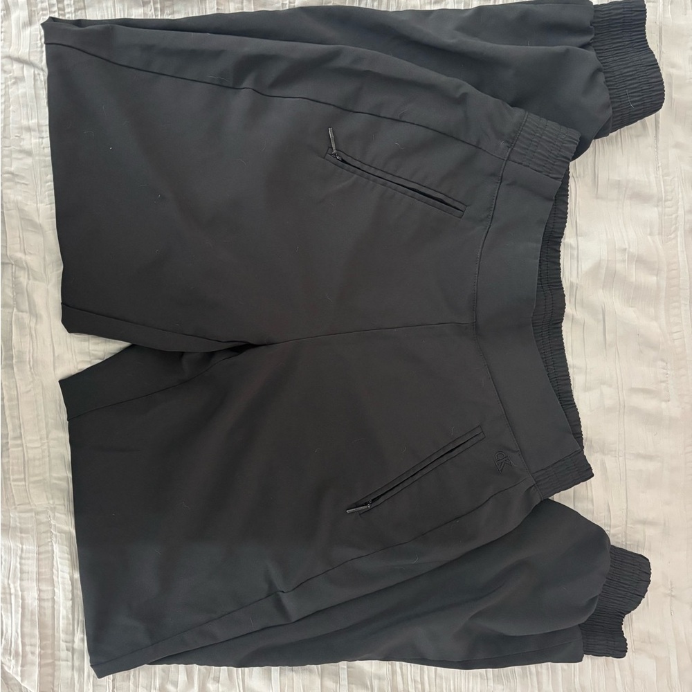 Calvin Klein Black Elastic Waist Pants